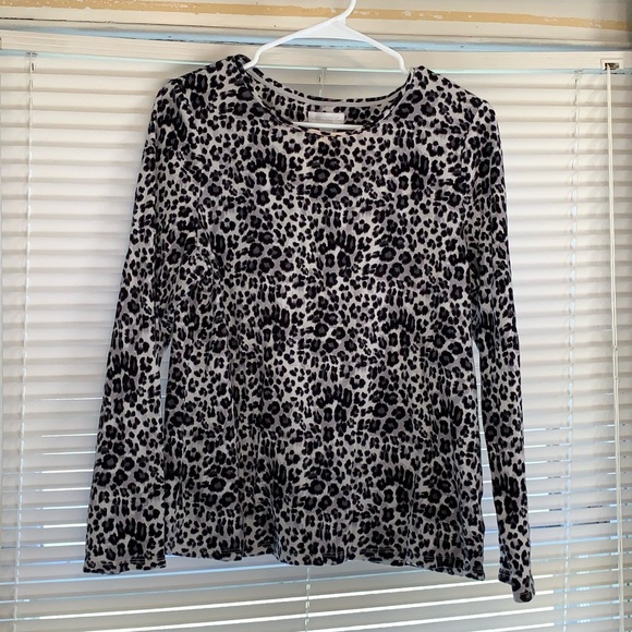 Charter Club Leopard Print Top - Picture 1 of 4